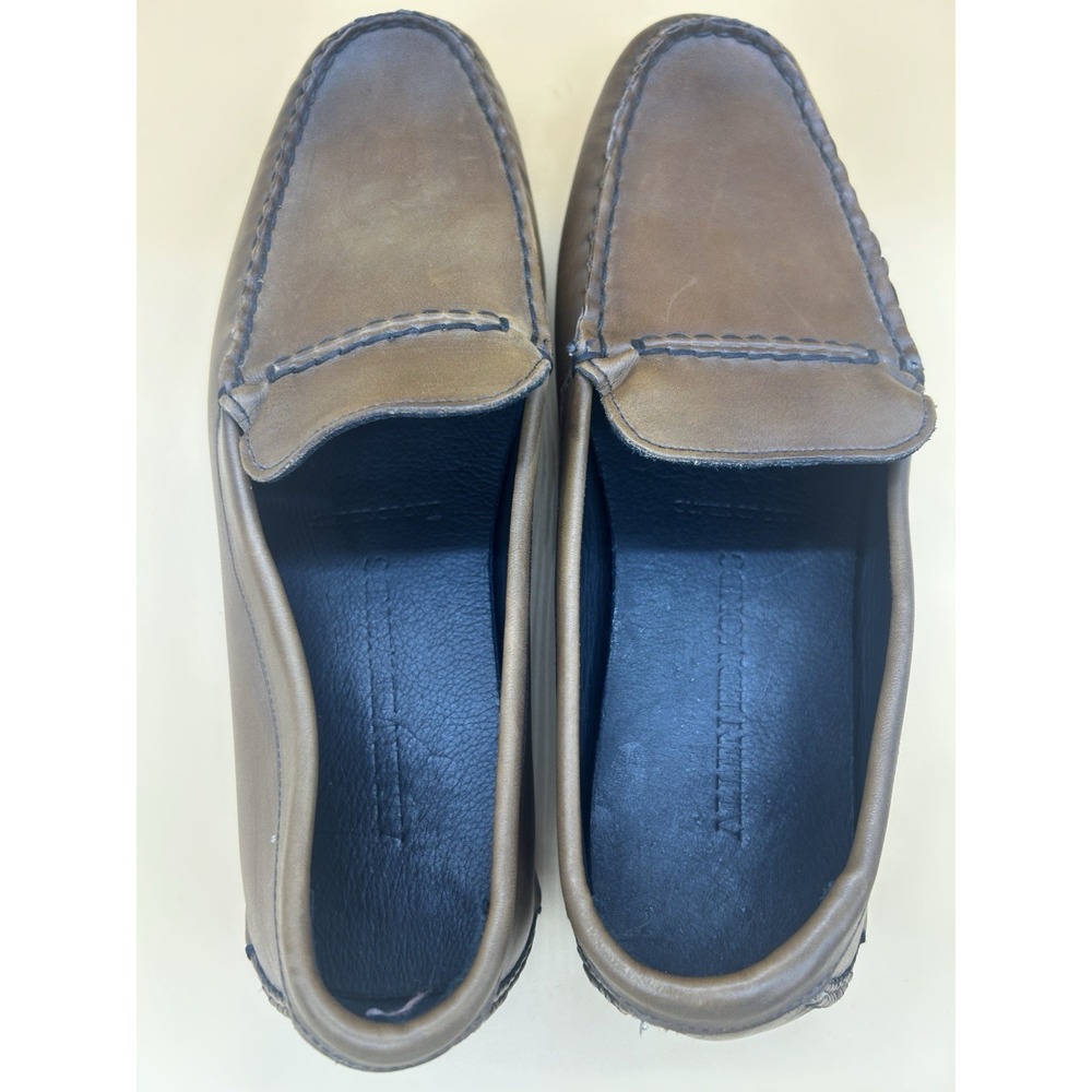 Allen Edmonds Super Sport Driver Loafers Mocha Brown Leather Mens Size 11 - Picture 5 of 9